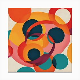 Abstract Circles Canvas Print 1 Canvas Print