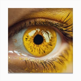 Yellow Eye 2 Canvas Print