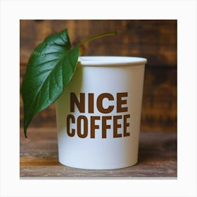 Nice Coffee Canvas Print