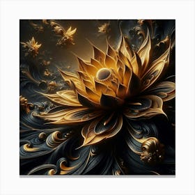 Lotus Flower 120 Canvas Print