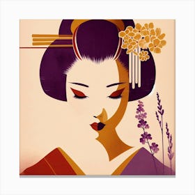 Japan Geisha Visual 77 Canvas Print