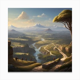 Lord Of The Rings 1 Canvas Print