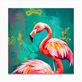 Flamingos 12 Canvas Print