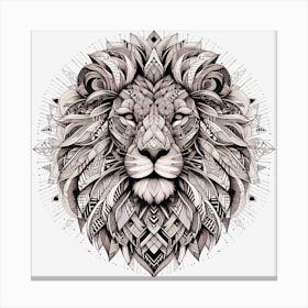 Lion Head 2 Canvas Print