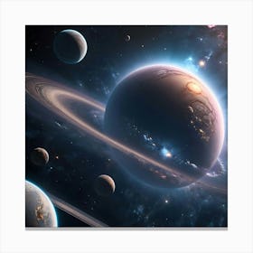 Synthesis Of The Galaxy 3 Canvas Print