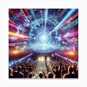 Futuristic Concert Canvas Print