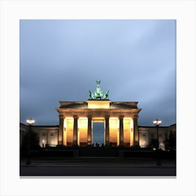 Brandenburg Gate At Night Canvas Print