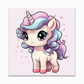 Cute Unicorn 247 Canvas Print