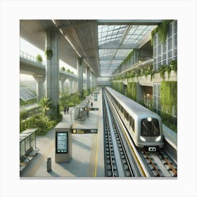 Shanghai Metro Station Canvas Print