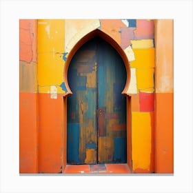 Door To Islamic Mosque Canvas Print