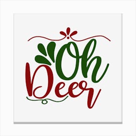 Oh Deer Canvas Print