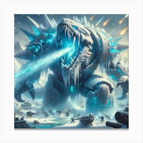 Glacial Roar Canvas Print