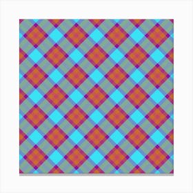 Plaid Fabric 142 Canvas Print