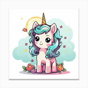 Unicorn 45 Canvas Print