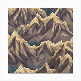 Mountain Background Canvas Print