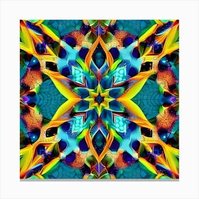 Psychedelic Mandala 3 Canvas Print