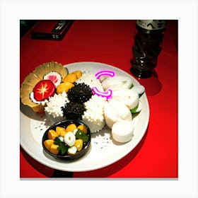 Japanese Food Canvas Print