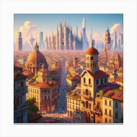 Modern Milano: Duomo Dreams Canvas Print