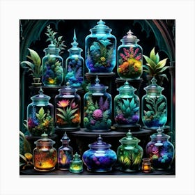 Jars Of Wonder 2 Canvas Print