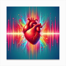 Heart Of Sound Canvas Print