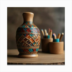 Handmade Ukrainian Vase Canvas Print