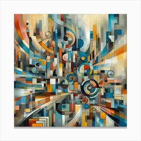 Abstract City Canvas Print