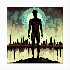 Lonely Boy Big City Blues 1 Canvas Print