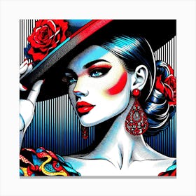 Portrait Artwork 165 Canvas Print