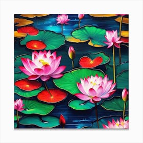 Lotus Flower 16 Canvas Print