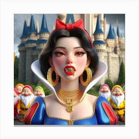 Snow White And The Seven Dwarfs 1 Canvas Print