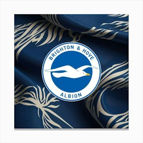 Brighton and Hove Albion Logo Wall Art 13 Canvas Print