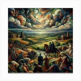 Birth Of Christ Canvas Print