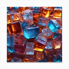 Ice Cubes Canvas Print