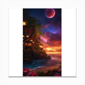 Hawaiian Sunset Canvas Print