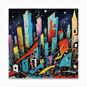 Cityscape 1 Canvas Print