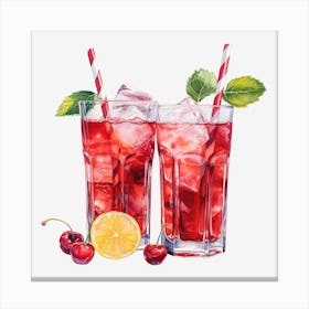 Cherry Lemonade 10 Canvas Print