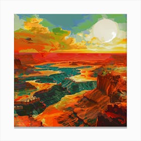 Grand Canyon Sunset 1 Canvas Print