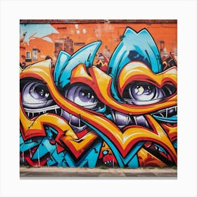 Graffiti Street Art Canvas Print