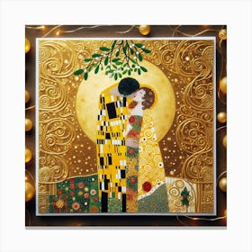 Kiss By Gustav Klimt 4 Canvas Print