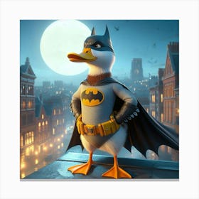 Batman Duck 1 Canvas Print