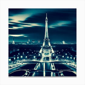 Paris At Night 45 Canvas Print