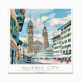 Quebec City Canvas Print