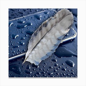 Iphone 6 Apple Feather Smartphone Wallpaper 1024x1024 Canvas Print