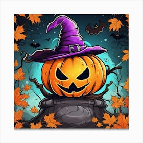 Halloween Pumpkin 1 Canvas Print