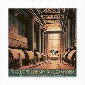 Lost Library Canvas Print