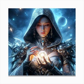 Cyber Wizard Canvas Print