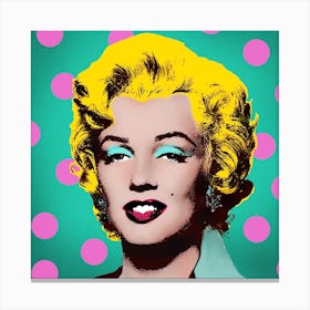 Marilyn Dots P Canvas Print