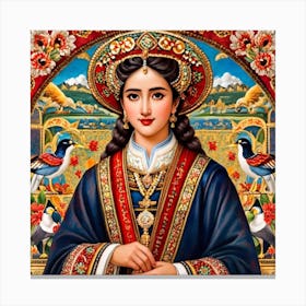 Tibetan Lady Canvas Print