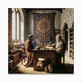 Medieval Institution Canvas Print