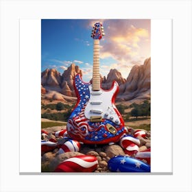 Red, White, and Blues 17 Canvas Print